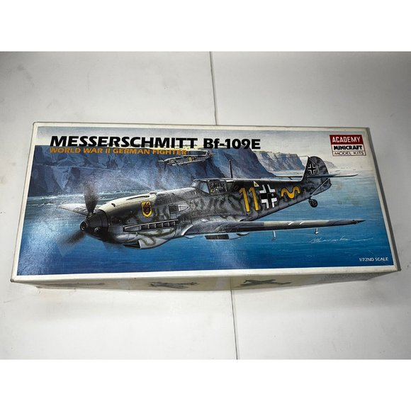 1/72 ACADEMY MINICRAFT MESSERSCHMITT Bf-109E MODEL KIT # 1668 - Picture 1 of 8